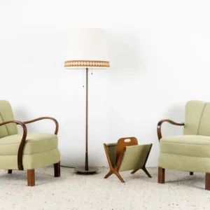 1 von 2 Vintage Sessel grün