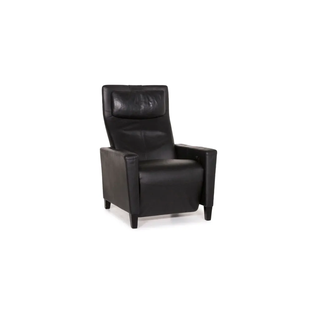 Walter Knoll Leder Sessel Schwarz Relaxfunktion Funktion #12311