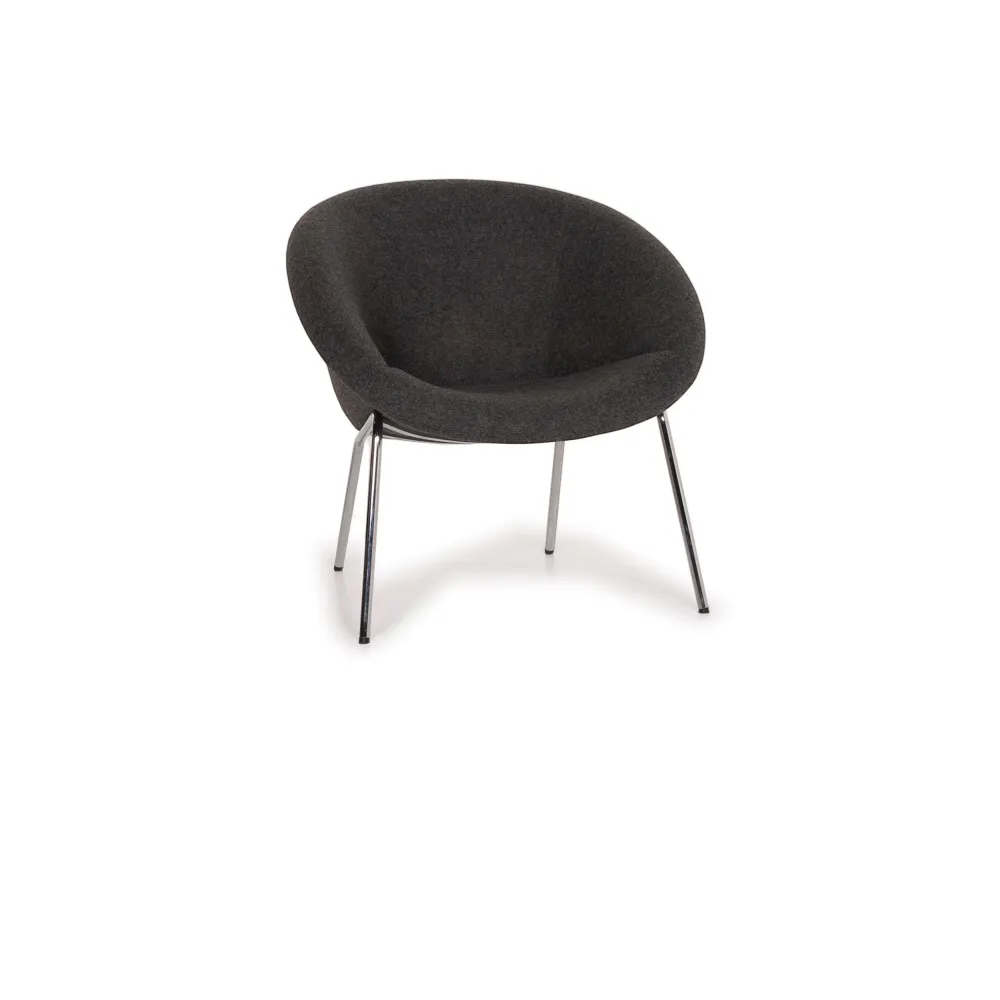 Walter Knoll Stoff Sessel Anthrazit #15276
