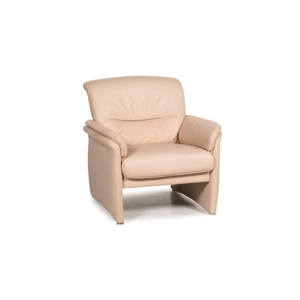 Willi Schillig Leder Sessel Beige #12629