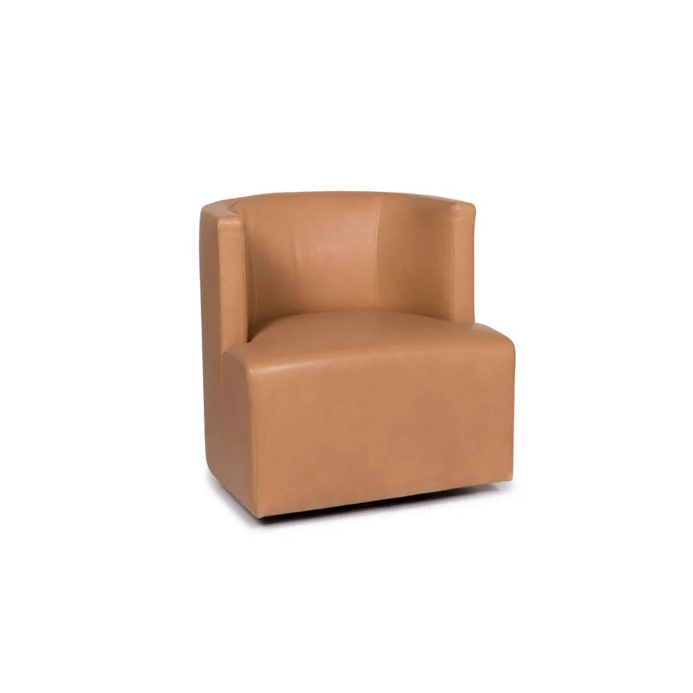 Wittmann Leder Sessel Beige #11682